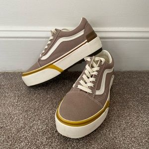 brand new, never worn platform vans